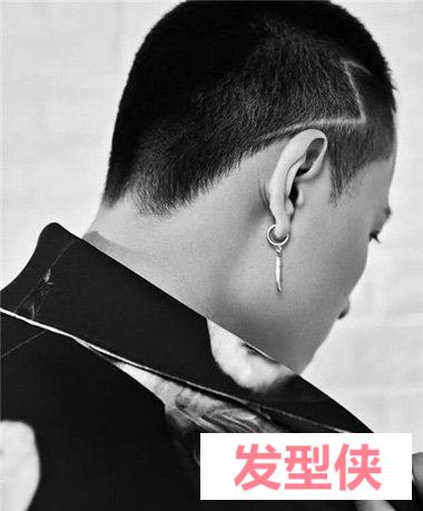 男生刻痕发型雕刻的图案大全酷炫十足的短头发刮痕图片锦集